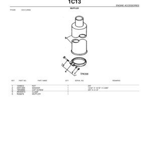 John Deere 760A Tractors Parts Catalog Manual - PC1153 - Image 4