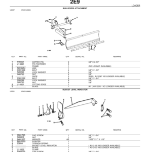 John Deere 500A Tractor Loader Backhoe (SN 123114 – 152141) Parts Catalog Manual - PC1176 - Image 4