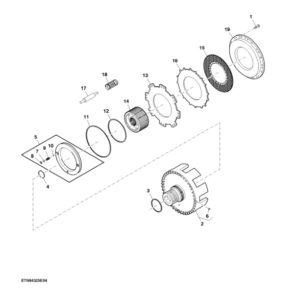 John Deere 9470R Scraper Tractors (SN 015000-) Parts Catalog Manual - PC12218 - Image 4