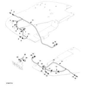 John Deere 9570RT Scraper Tractors (SN 906000-) Parts Catalog Manual - PC12224 - Image 3