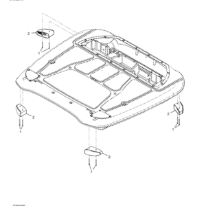 John Deere 210L Tractor Loader (SN 1T8210EL_ _F892600-) Parts Catalog Manual - PC12633 - Image 3