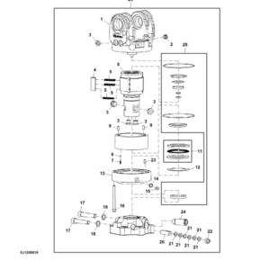 John Deere 1270E IT4 T2 8W Wheeled Harvesters (SN 003009 –003173) Parts Catalog Manual - PC12697 - Image 3