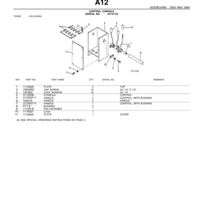 John Deere 3550, 3560 Attachments (JD544 Loader with 3550 SideBoom (YR 1971- ) Parts Catalog Manual - PC1274 - Image 4