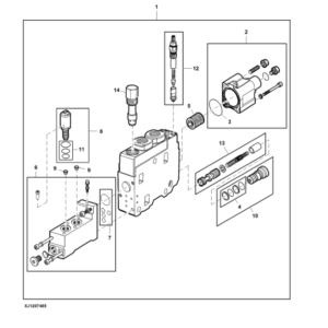 John Deere 1270G FT4 6W Wheeled Harvesters (SN 003505-003884) Parts Catalog Manual - PC12879 - Image 4