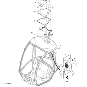 John Deere 1270G FT4 8W Wheeled Harvesters (SN 003505-003884) Parts Catalog Manual - PC12882 - Image 3