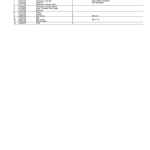 John Deere CF1 Forwarder Cranes Parts Catalog Manual - PC12896 - Image 3