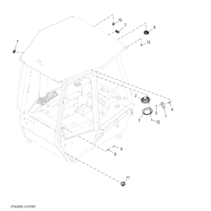 John Deere 1110G FT4 FFC Forwarders (SN L004403-004458) Parts Catalog Manual - PC13555 - Image 3