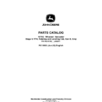John Deere 1070G Forwarders (SN 1WJ1070G_ _F004403-) Parts Catalog Manual - PC13563 - Image 1