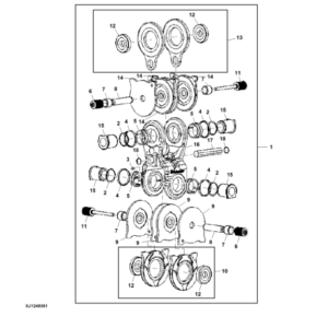 John Deere 1270G FT4 T2 8W Wheeled Harvesters (SN 1WJ1270G__C004999-) Parts Catalog Manual - PC13923 - Image 4