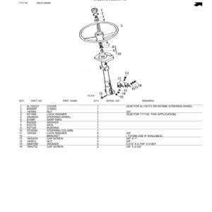 John Deere 544B Loaders Parts Catalog Manual - PC1403 - Image 3