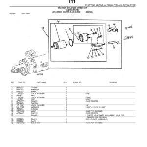 John Deere 4219DF Engines Parts Catalog Manual - PC1417 - Image 2