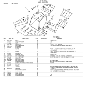 John Deere 300B Backhoes Parts Catalog Manual - PC1428 - Image 3