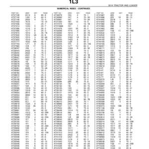 John Deere 301A Tractors Parts Catalog Manual - PC1429 - Image 4