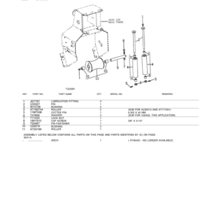 John Deere 555 Crawlers Parts Catalog Manual - PC1464 - Image 4