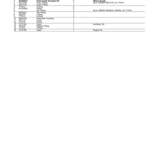 John Deere 314G Skid Steers (SN 1T0314G _ G298752-) Parts Catalog Manual - PC15028 - Image 4