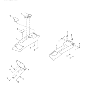 John Deere 450K Crawler Dozers (SN 1T0450KX_ _F304771-) Parts Catalog Manual - PC15105 - Image 4