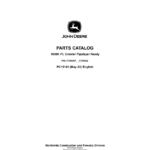 John Deere 1050K PL Crawler Loaders (SN 1T01050P_ _F310922-) Parts Catalog Manual - PC15143 - Image 1