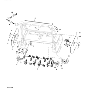 John Deere D Series Mulching Head Parts Catalog Manual - PC15245 - Image 4