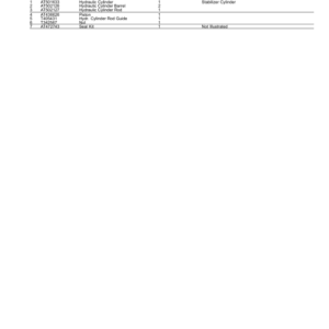 John Deere BH9B, BH10B, BH11B (2019 and after) Backhoe Attachments Parts Catalog Manual - PC15263 - Image 3