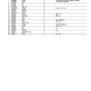 John Deere FL100 Felling Heads (SN 1T0FL10_ 0000001) Parts Catalog Manual - PC15299 - Image 3