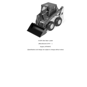 John Deere 312GR Skid Steers (SN 1T0312G_ G366358) Parts Catalog Manual - PC15321 - Image 3