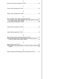 John Deere PC40 Plate Compactor (SN 1T0PC40X__0000001-) Parts Catalog Manual - PC15389 - Image 3