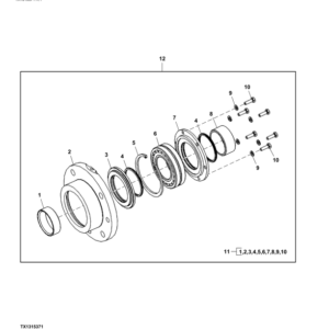 John Deere ME36 Mulching Head (SN 1T0ME36X_ _0000001-) Parts Catalog Manual - PC15420 - Image 4