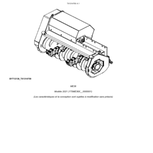 John Deere ME36 Mulching Head (SN 1T0ME36X_ _0000001-) Parts Catalog Manual - PC15420 - Image 3