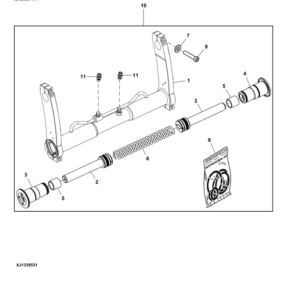 John Deere 244 P Loaders (SN 1LU244PA_ _B_74142-) Parts Catalog Manual - PC15519 - Image 3