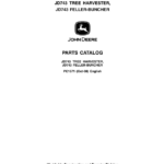 John Deere 743 Tracked Feller Bunchers Parts Catalog Manual - PC1571 - Image 1