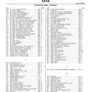 John Deere 444 Loaders Parts Catalog Manual - PC1583 - Image 4