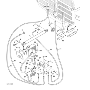 John Deere 1910E Forwarder, T3, Fixed Cabin, Gen II, Grey (SN C001884-) Parts Catalog Manual - PC16017 - Image 4