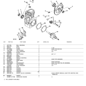 John Deere 60 Skid Steers Parts Catalog Manual - PC1615 - Image 3