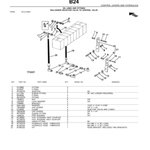 John Deere 9550 Attachments (SN 9550 BACKHOE ON A JD 350C TRACTOR (YR 1979-) Parts Catalog Manual - PC1661 - Image 3