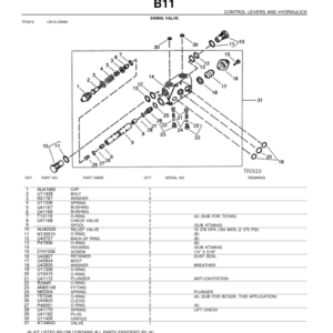 John Deere 9250A Attachments (SN 9250A BACKHOE ON A JD 401C TRACTOR (YR 1979-1989) Parts Catalog Manual - PC1662 - Image 3