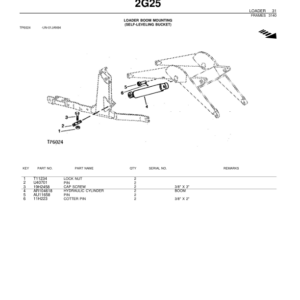 John Deere 401D Backhoes Parts Catalog Manual - PC1883 - Image 4