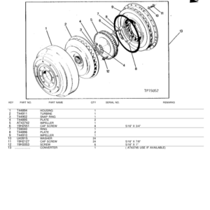 John Deere 555A Crawlers Parts Catalog Manual - PC1889 - Image 3