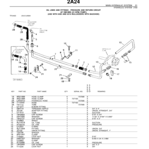 John Deere 350D, 355D Crawlers Bulldozer Loader Parts Catalog Manual - PC2089 - Image 4