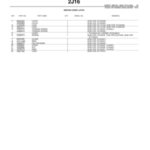 John Deere LX150 Loaders Parts Catalog Manual - PC2175 - Image 3