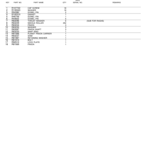 John Deere 1200, 1400, 1600, 1800 Axles Parts Catalog Manual - PC2382 - Image 4