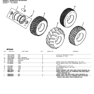 John Deere 4X2, 6X4 Utility Vehicle (Yr 1993 - 1998) Parts Catalog Manual - PC2387 - Image 4