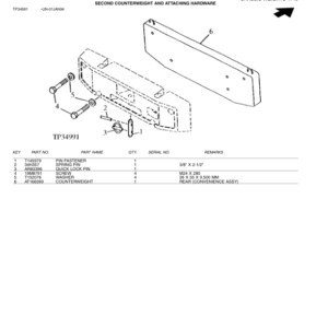 John Deere LXD150-2 Log Loaders Parts Catalog Manual - PC2425 - Image 4