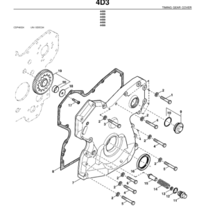 John Deere Engines for Gensets Power Units Engines Parts Catalog Manual - PC2451 - Image 3