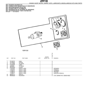 John Deere 8.1L, 6081 Engines Parts Catalog Manual - PC2502 - Image 4