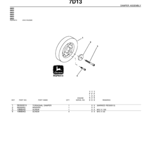 John Deere 6.8L Engines (see description for applicable model) Parts Catalog Manual - PC2522 - Image 3