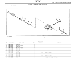 John Deere 1500, 2000, HR1750G, HR2000G GAS High-Pressure Washers Parts Catalog Manual - PC2544 - Image 3