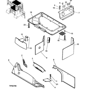 John Deere B25B Articulated Dump Trucks Parts Catalog Manual - PC2780 - Image 4