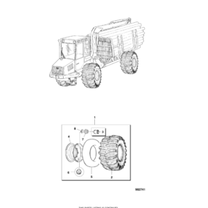 John Deere 1058 Forwarders Parts Catalog Manual - PC2909 - Image 4