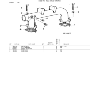 John Deere 6359 Engines Parts Catalog Manual - PC3154 - Image 2