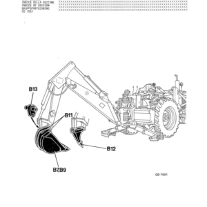 John Deere 9605 Backhoe Attachments Parts Catalog Manual - PC3171 - Image 3